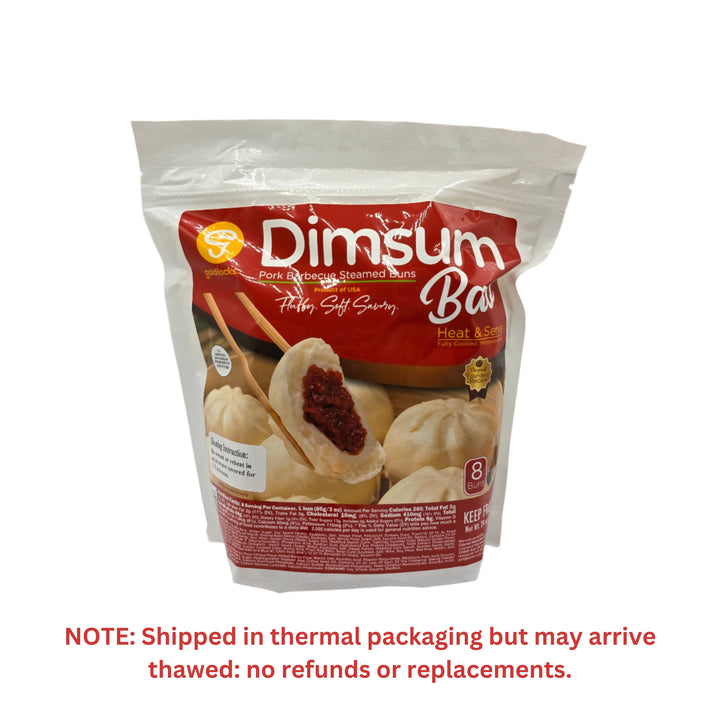 Goldilocks Dimsum Bao Pork Steamed Buns (8pcs) - 24oz