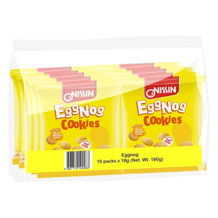 Nissin Eggnog Cookies 10x18g