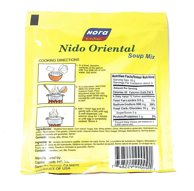 Nora Kitchen Chinese Style Nido Oriental Soup Mix - 62g