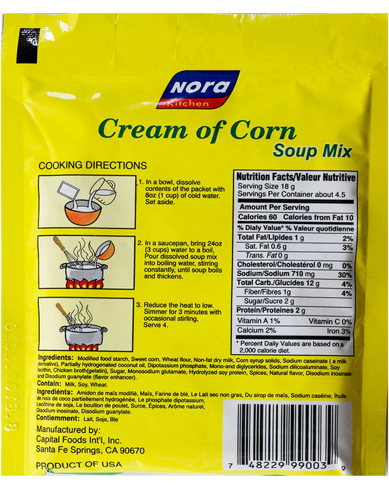 Nora Kitchen Cream of Corn Soup Mix - 80g