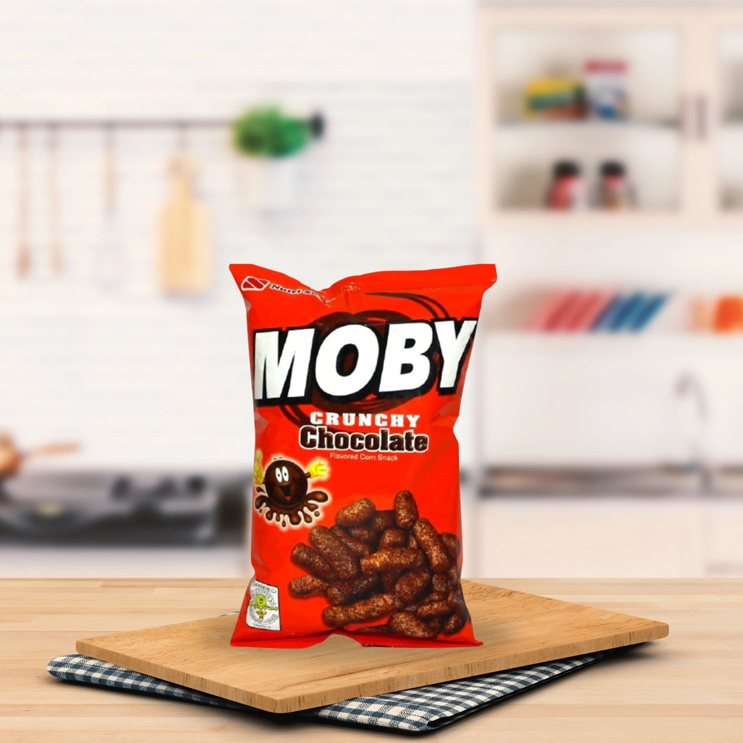 Nutri Snack - Moby Crunchy Chocolate Flavored Corn Snack (BIG) - 90g