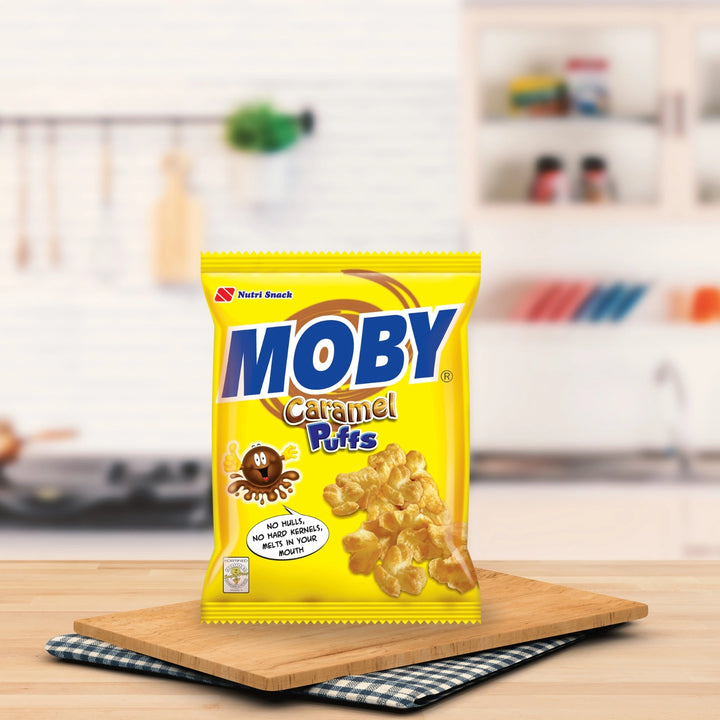 Nutri Snack - Moby Caramel Puffs (BIG) - 90g