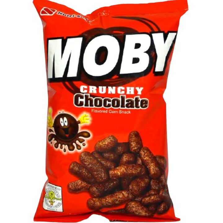 Nutri Snack - Moby Crunchy Chocolate Flavored Corn Snack (BIG) - 90g