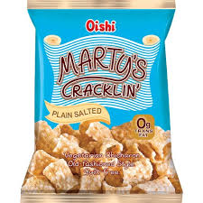 Oishi Marty's Cracklin' Plain Salted Flavor (BIG) - 90g