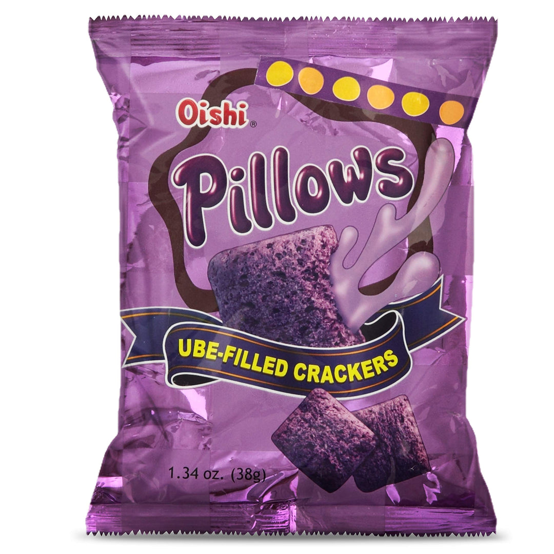 Oishi PIllows Ube-Filled Crackers - 35g