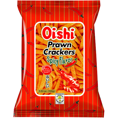 Oishi - Prawn Crackers Spicy Flavor (BIG) - 90g