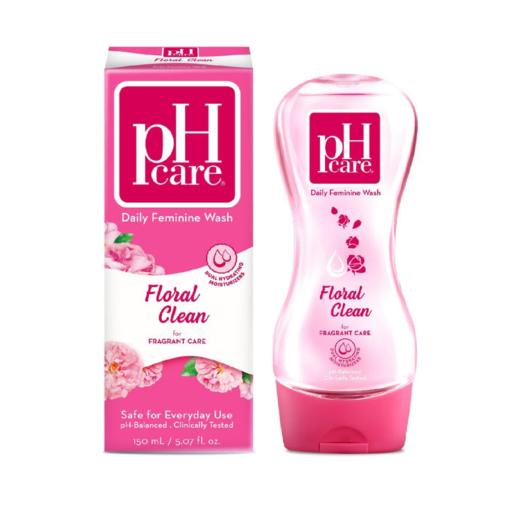 PH Care Daily Feminine Wash Floral Cream - 150mL