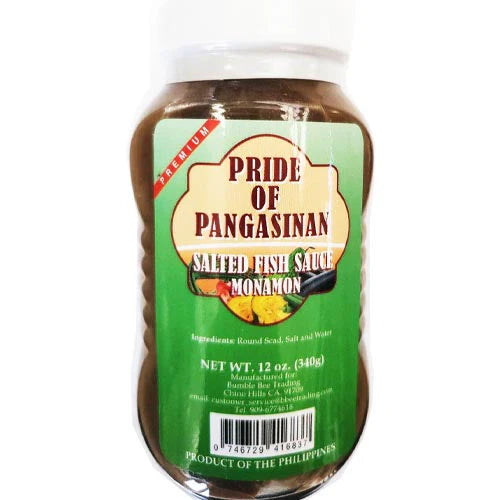 Pride of Pangasinan Salted Fish Sauce (Monamon) - 16oz