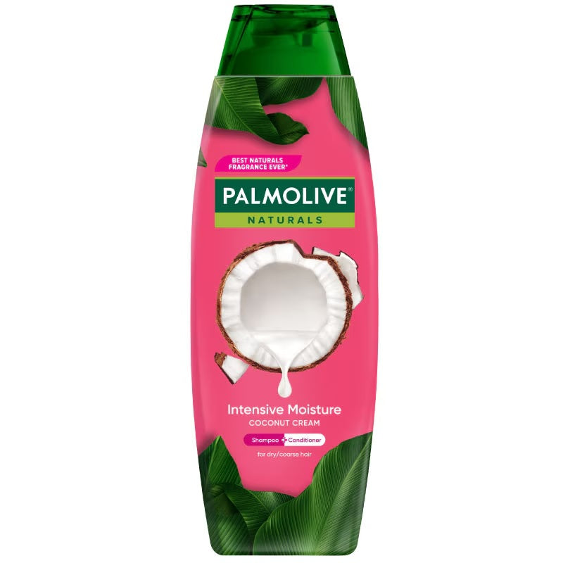Palmolive Naturals Intensive Moisture Coconut Cream Shampoo + Conditioner (Pink) - 180mL