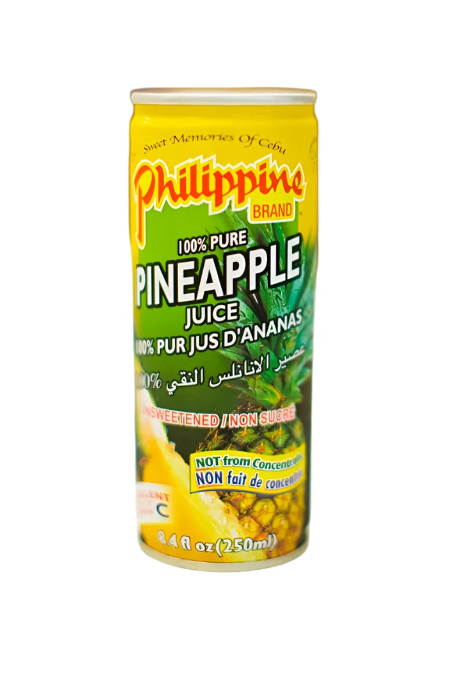 Philippine Brand 100% Pure Pineapple Juice - 250mL