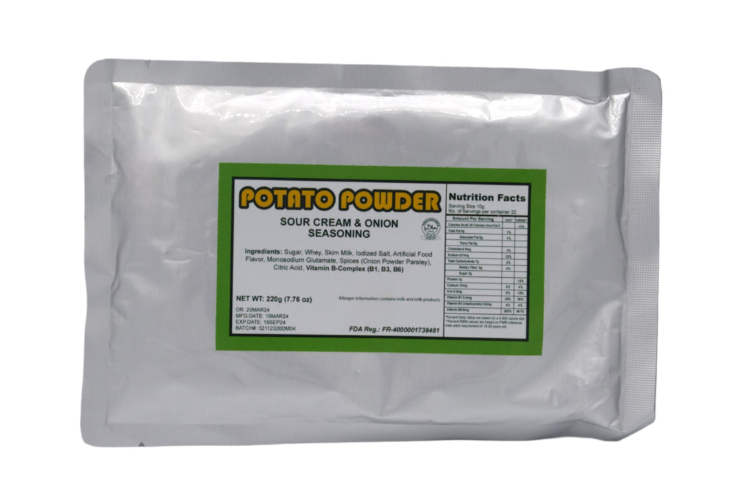 Potato Powder Sour Cream & Onion Seasoning - 220g