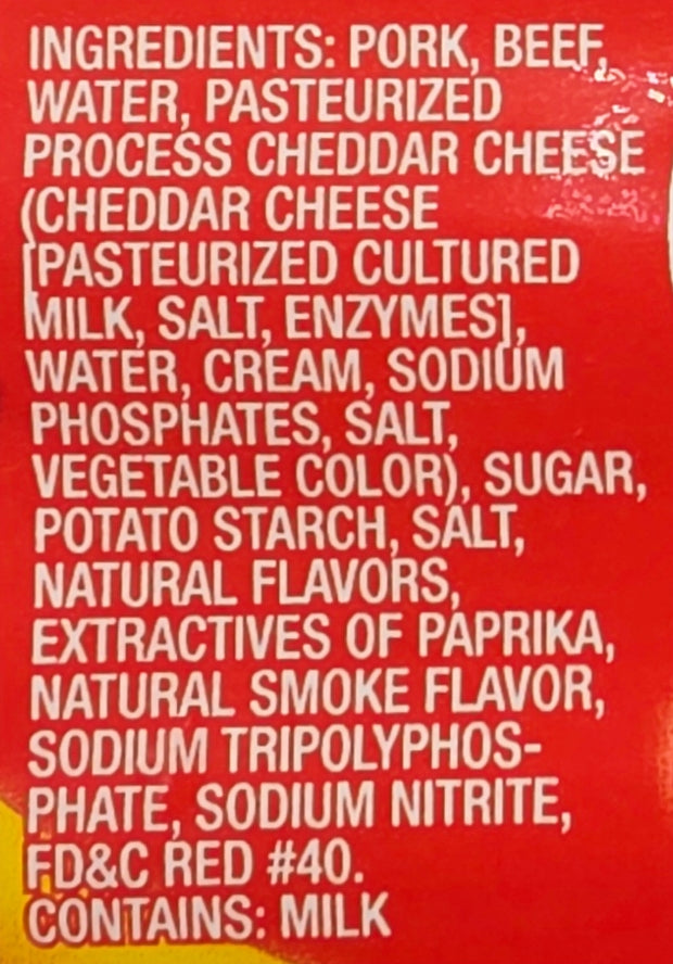Purefoods Tender Juicy Hotdog Cheese - 12 oz