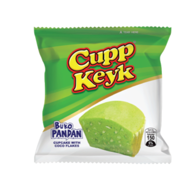 Rebisco Cupp Keyk Buko Pandan - 10x34g