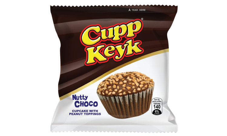 Rebisco Cupp Keyk Nutty Choco - 10x34g