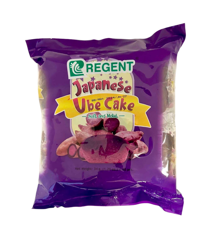 Regent Japanese Ube Cake - 34g x 10 pack