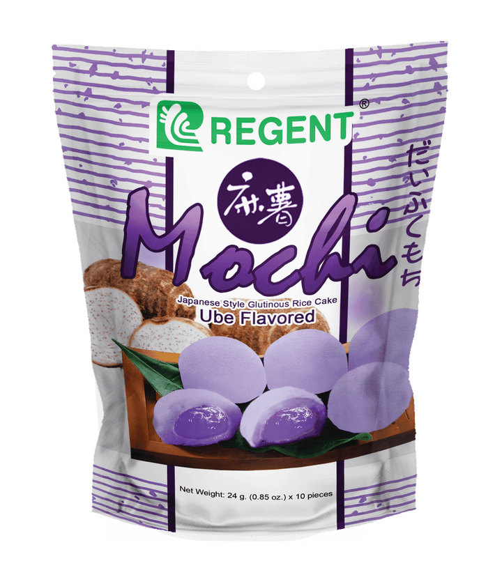Regent Mochi Japanese Style Glutinous Rice Cake Ube Flavored (10pcs) - 40g