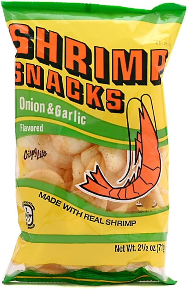 Shrimp Snacks Onion & Garlic Flavored - 71g