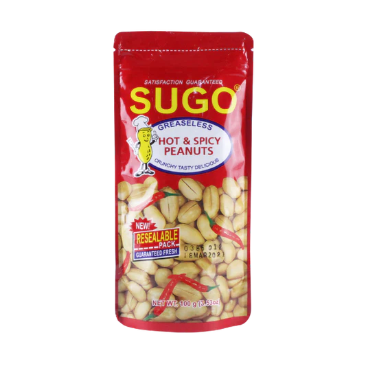 Sugo Hot & Spicy Peanuts -  100g