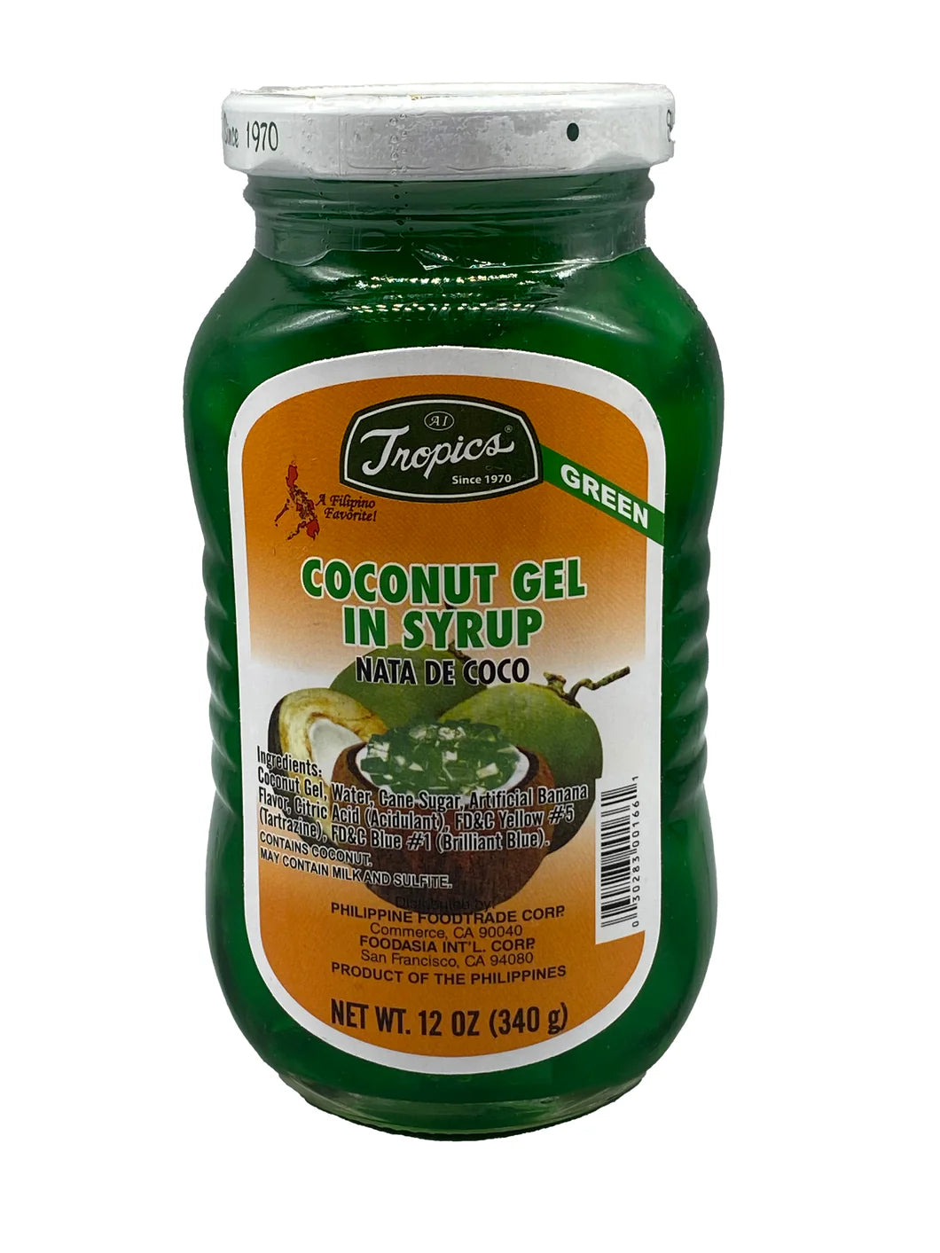 Tropics Nata De Coco Coconut Gel in Syrup - 12oz