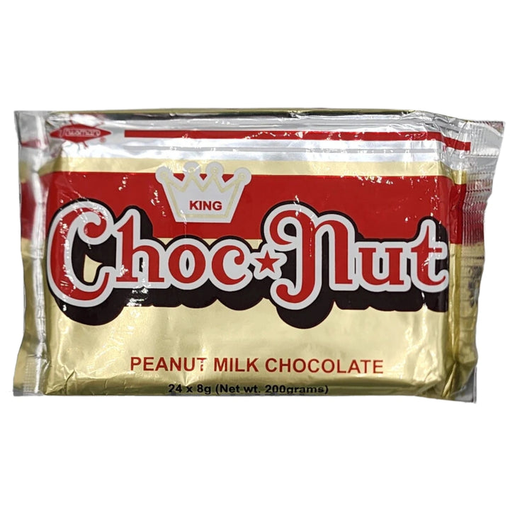 Unisman King Choc Nut Peanut Milk Chocolate 24x8g (200g)