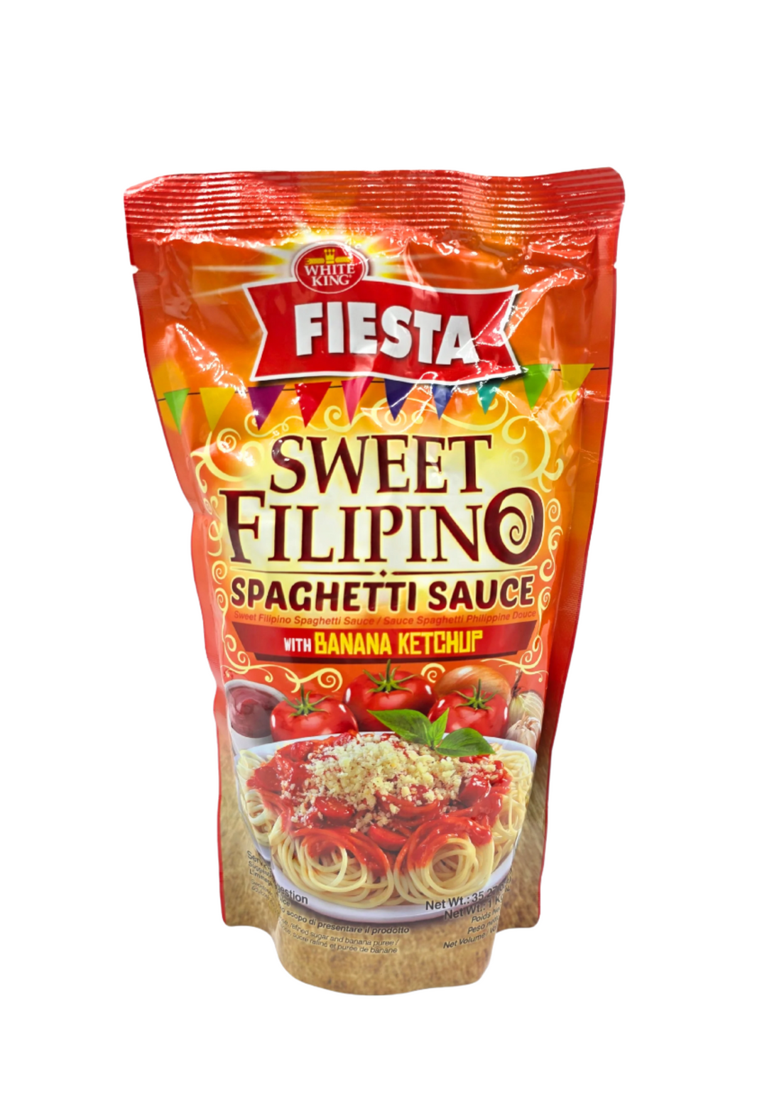 White King Sweet Filipino Spaghetti Sauce w/ Banana Ketchup - 1KG