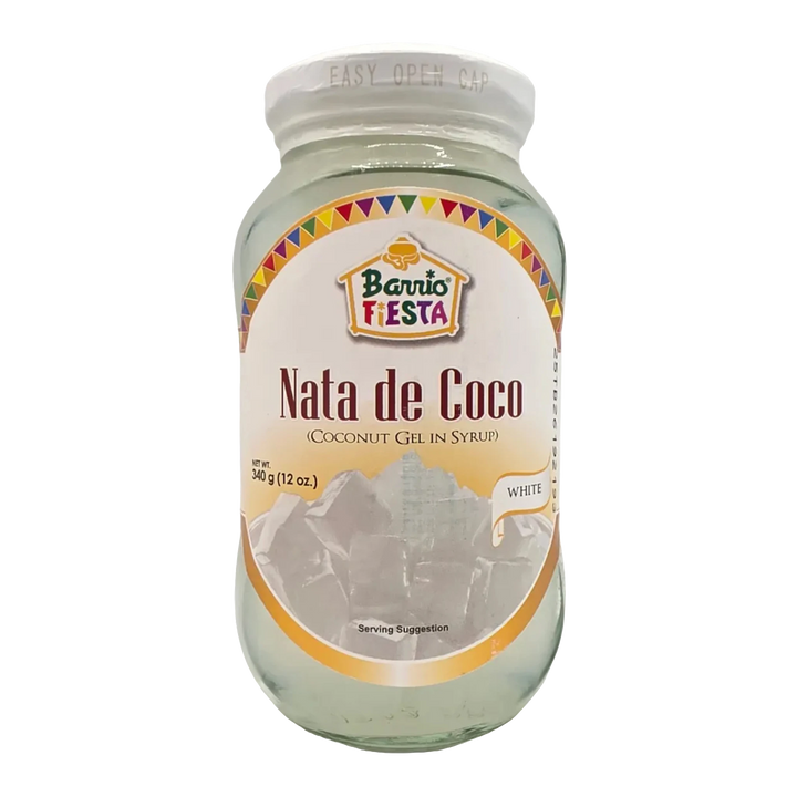 Barrio Fiesta Nata de Coco (Coconut Gel in Syrup) White - 12oz