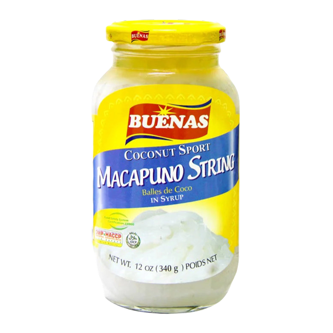 Buenas Coconut Sports Macapuno Strings in Syrup - 12oz