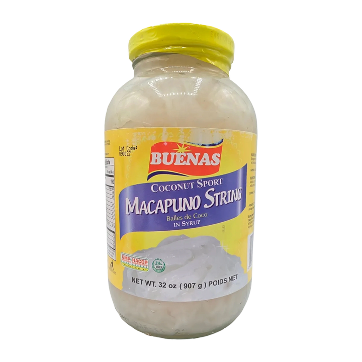 Buenas Coconut Sports Macapuno Strings in Syrup (BIG) - 32oz