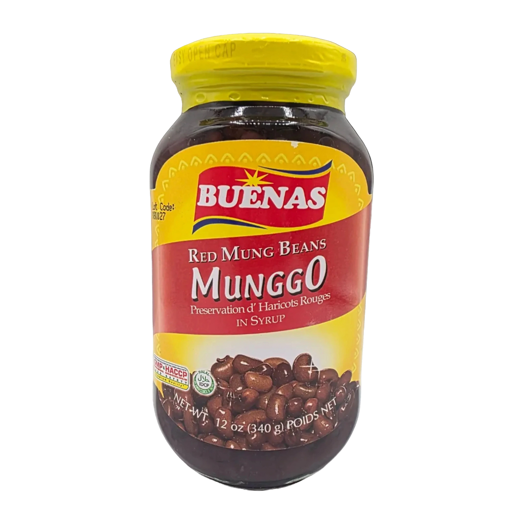Buenas Red Mung Beans Munggo - 12oz