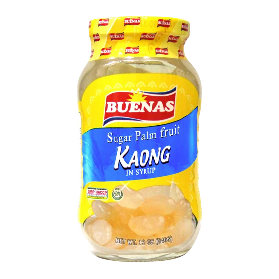 Buenas Sugar Palm Fruit (Kaong) in Syrup - 12oz