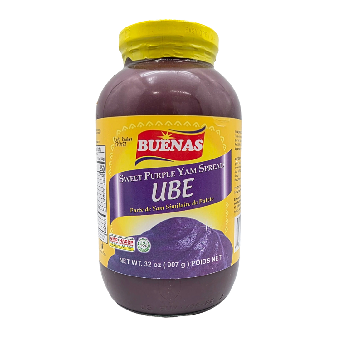 Buenas Sweet Purple Yam Spread Ube - 32 oz