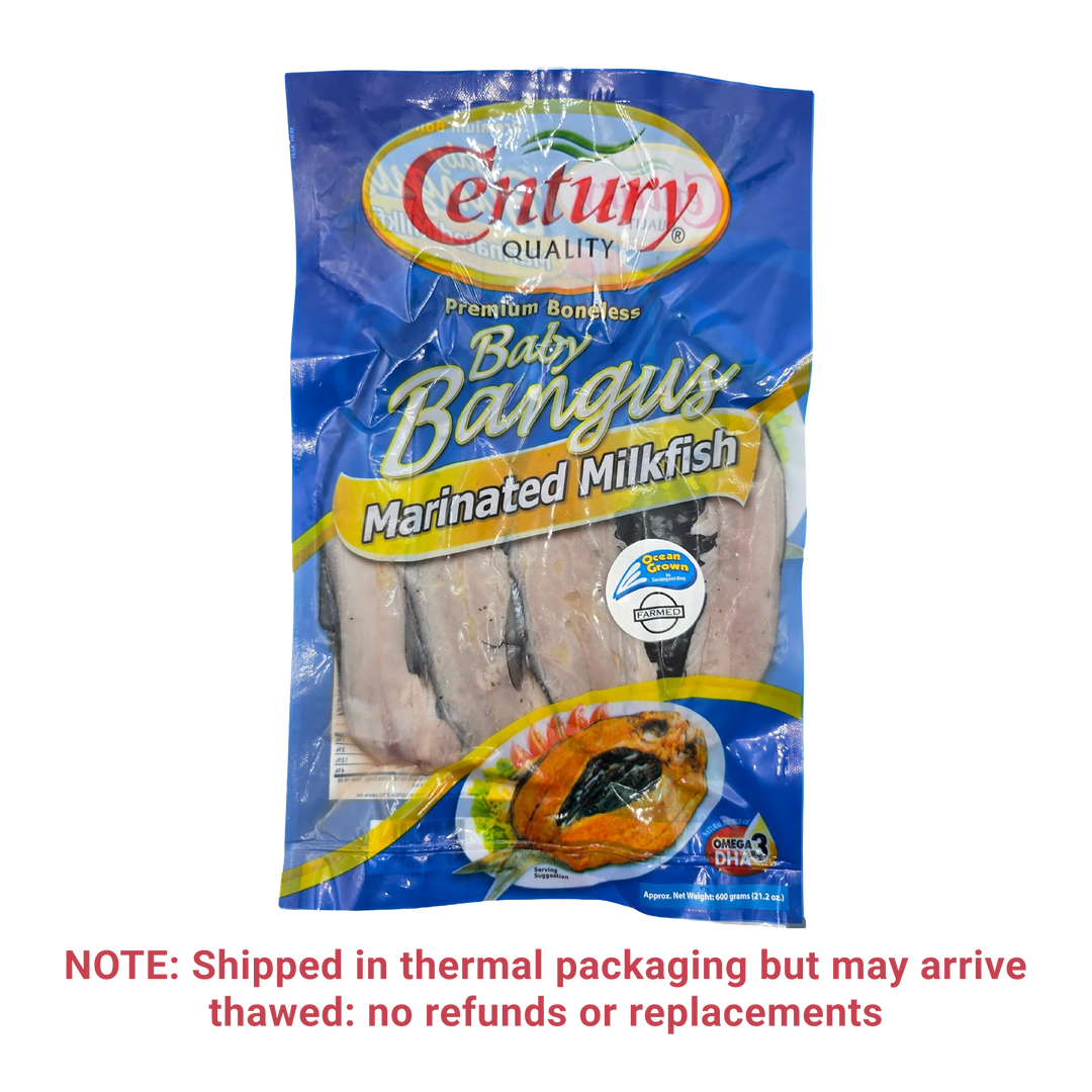 Century Quality Premium Boneless Baby Bangus Marinated Milkfish (3pc) - 600g