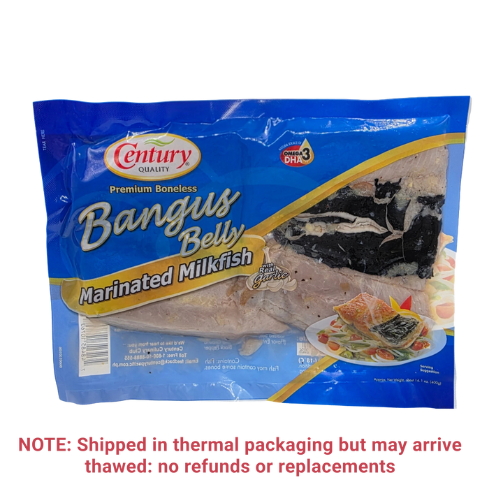 Century Quality Premium Boneless Bangus Belly Marinated Milkfish - 14.1 oz