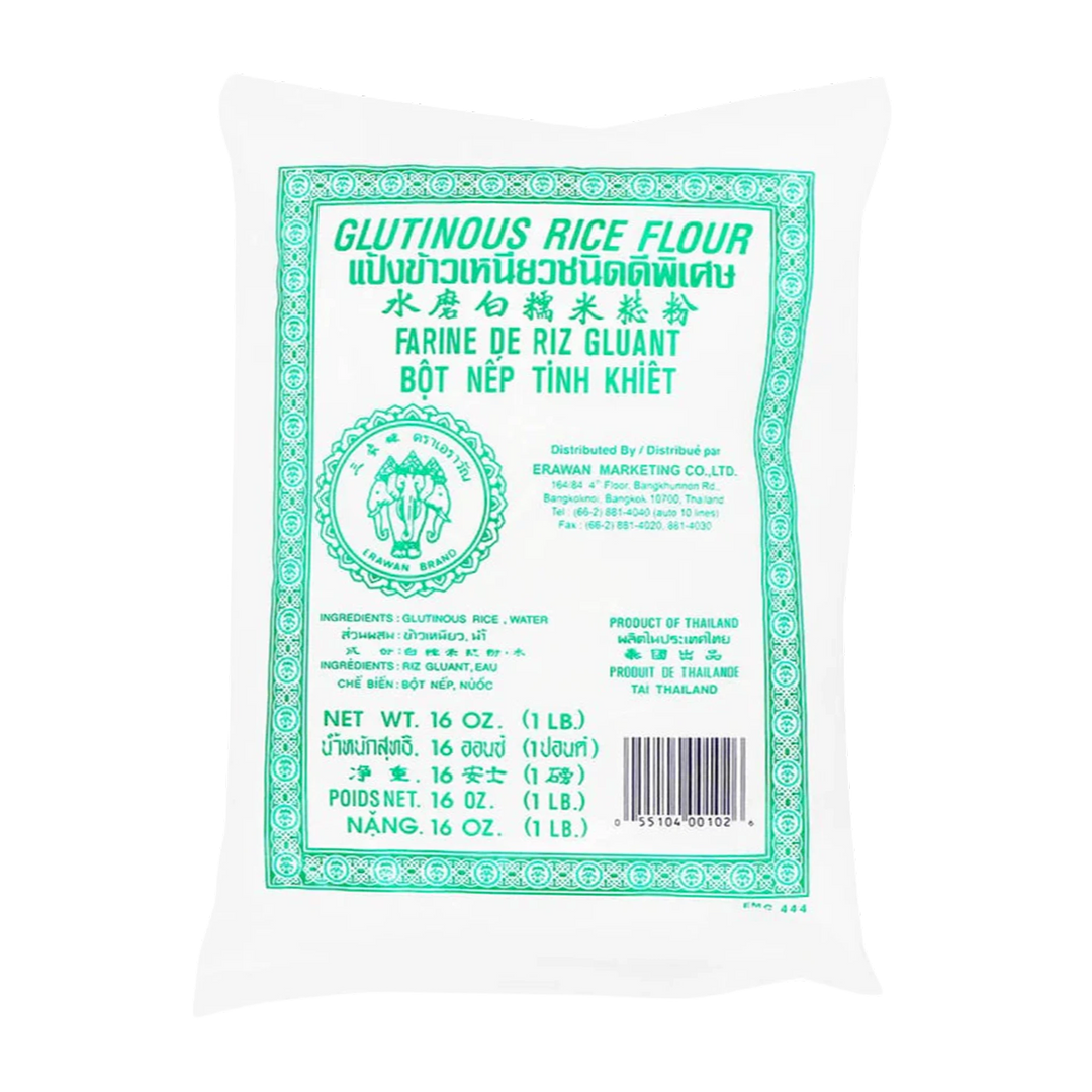 Erawan - Glutinous Rice Flour (GREEN) - 16oz