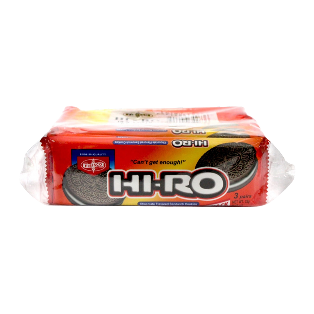 Fibisco Hi-Ro Chocolate Flavored Sandwich Cookies - 10x33g