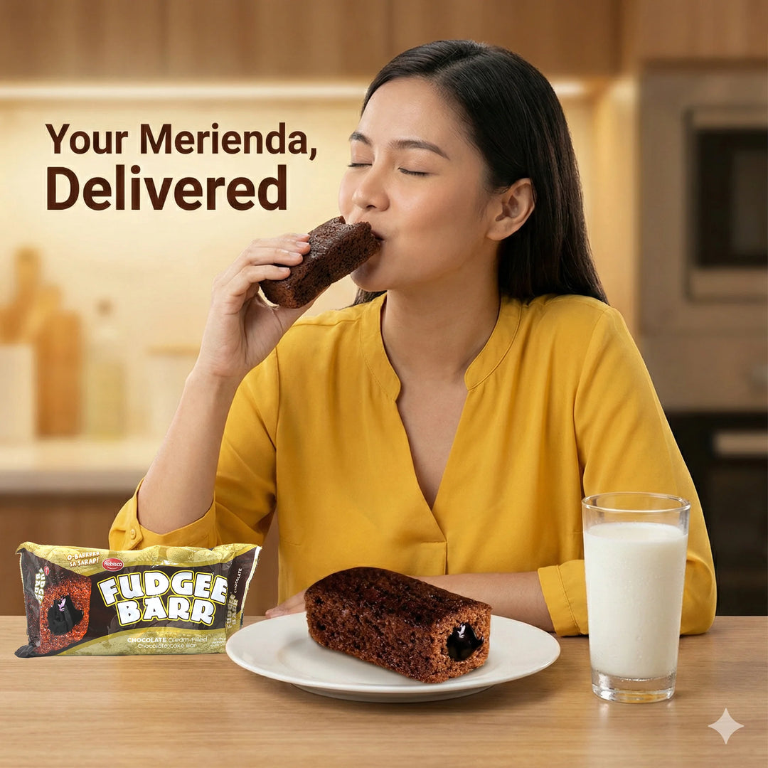 Fudgee Barr - Chocolate Cream-Filled Chocolate Cake Bar 10pc - 40g