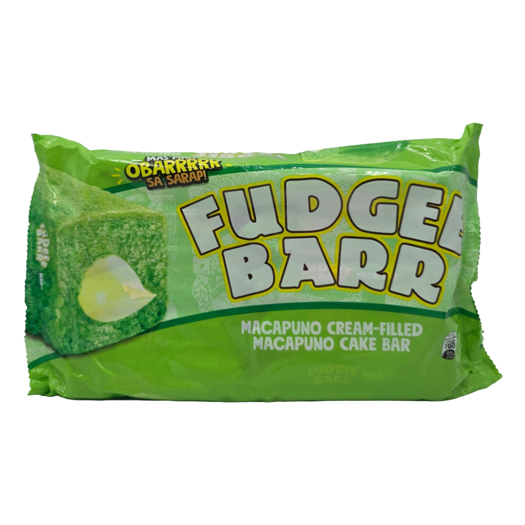 Fudgee Barr Macapuno Cream-Filled Macapuno Cake Bar - 10x39