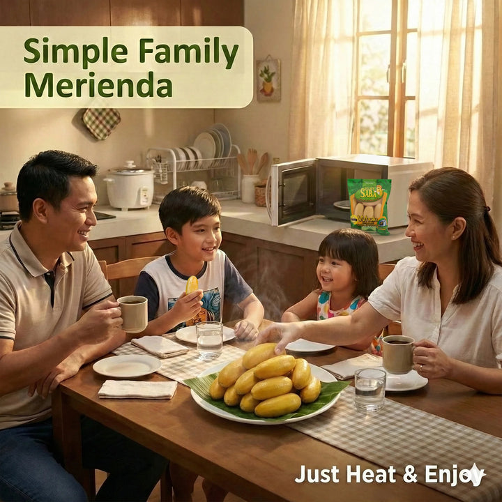 Golden Saba Whole Steamed Saba Bananas - 1lb