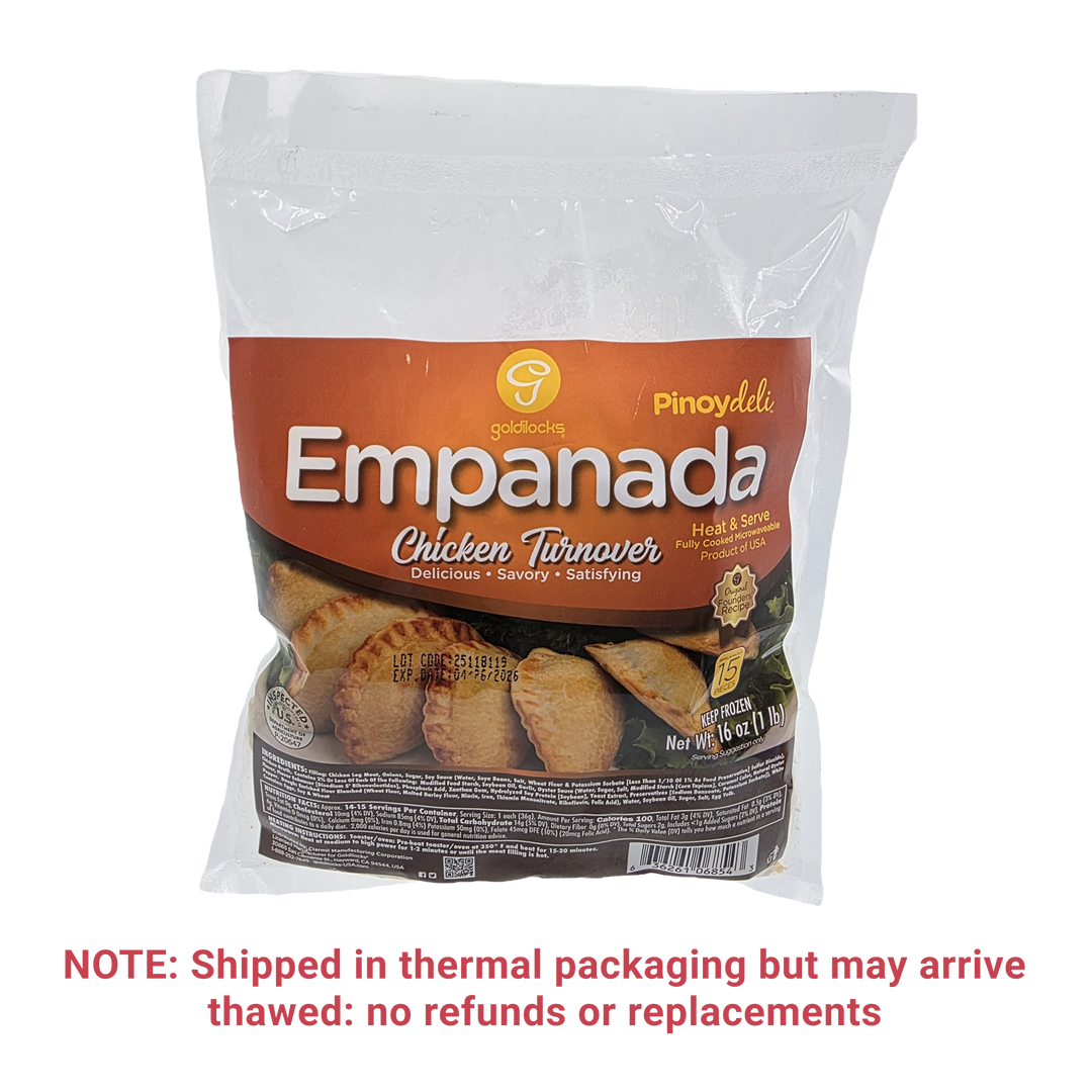 Goldilocks Empanada Chicken Turnover (Baked) - 1lb