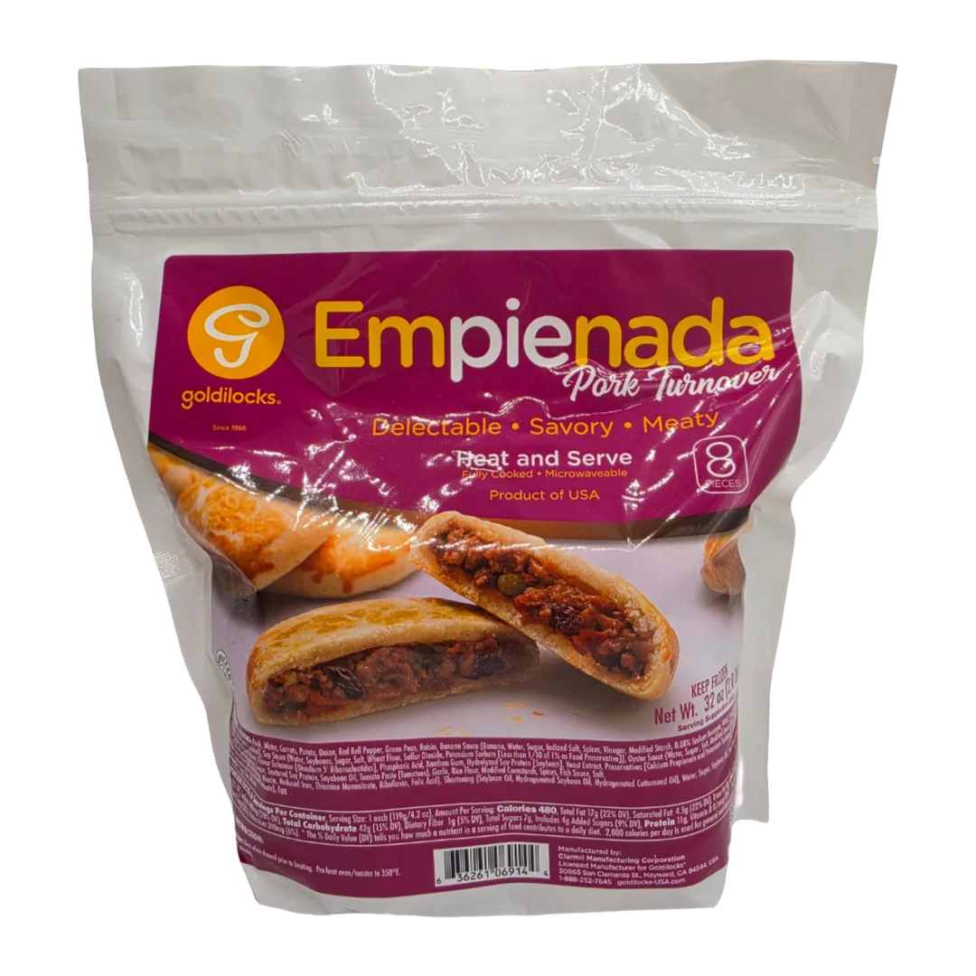 Goldilocks Empienada Pork Turnover (8pcs) - 32oz on a transparent background