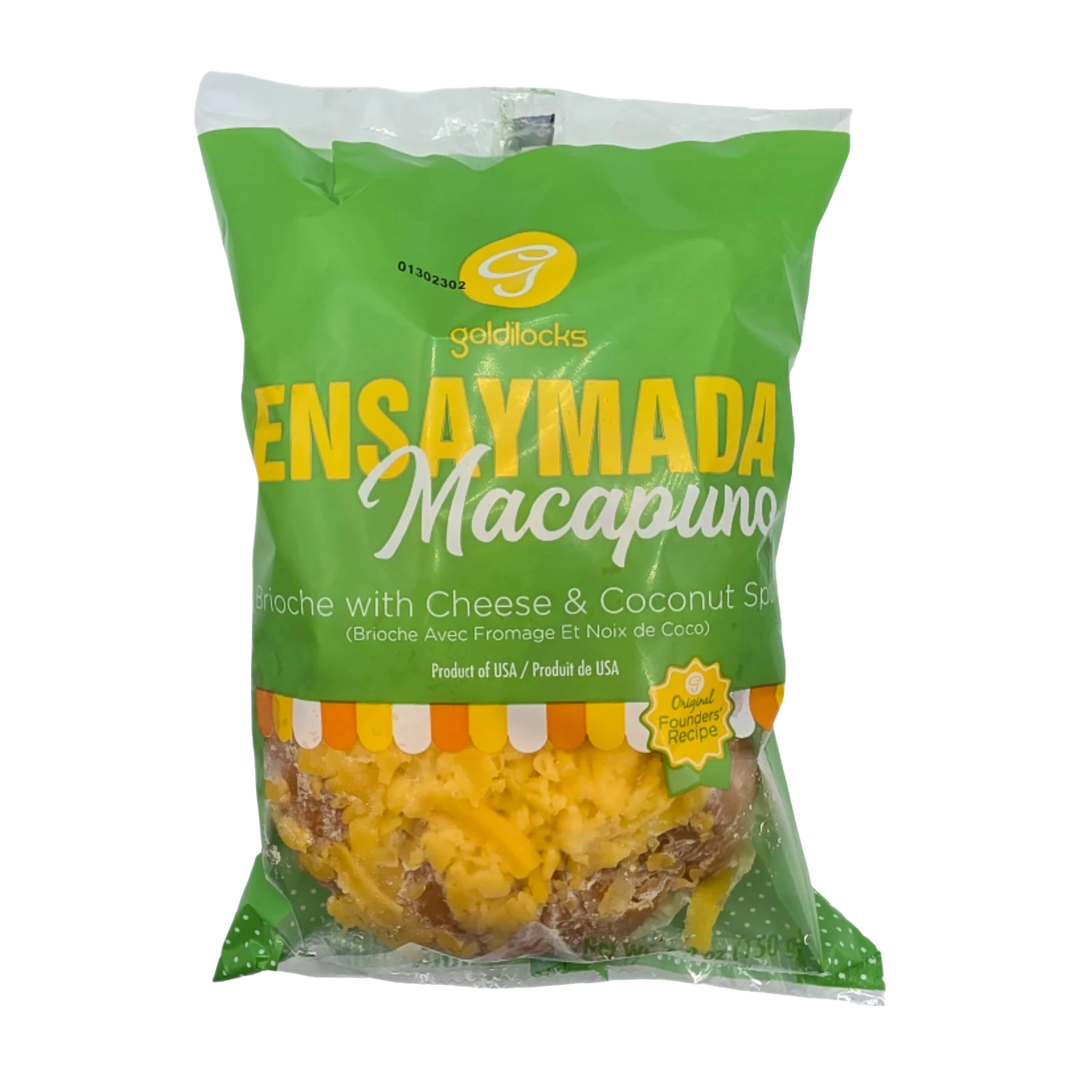 Goldilocks Ensaymada with Macapuno - 5.3oz on a transparent background