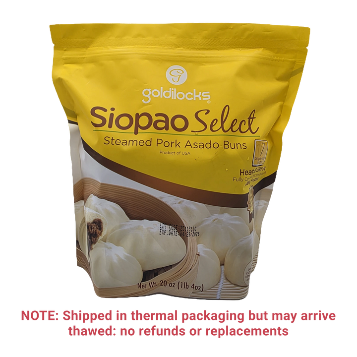 Goldilocks Siopao Select Steamed Pork Asado Buns (7pcs) - 20 oz