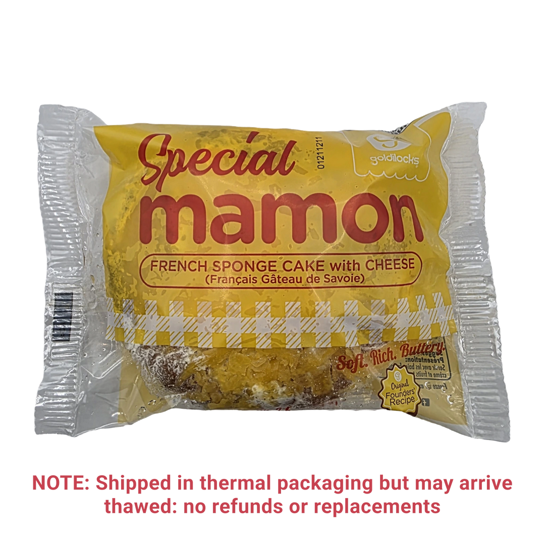 Goldilocks Special Mamon w/ Cheese (French Sponge Cake with Cheese) - 2.6oz