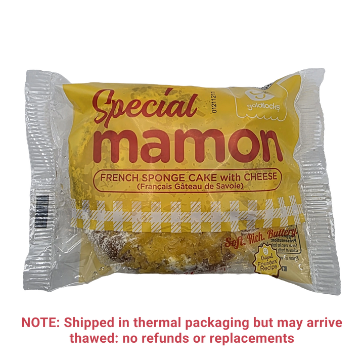 Goldilocks Special Mamon w/ Cheese (French Sponge Cake with Cheese) - 2.6oz