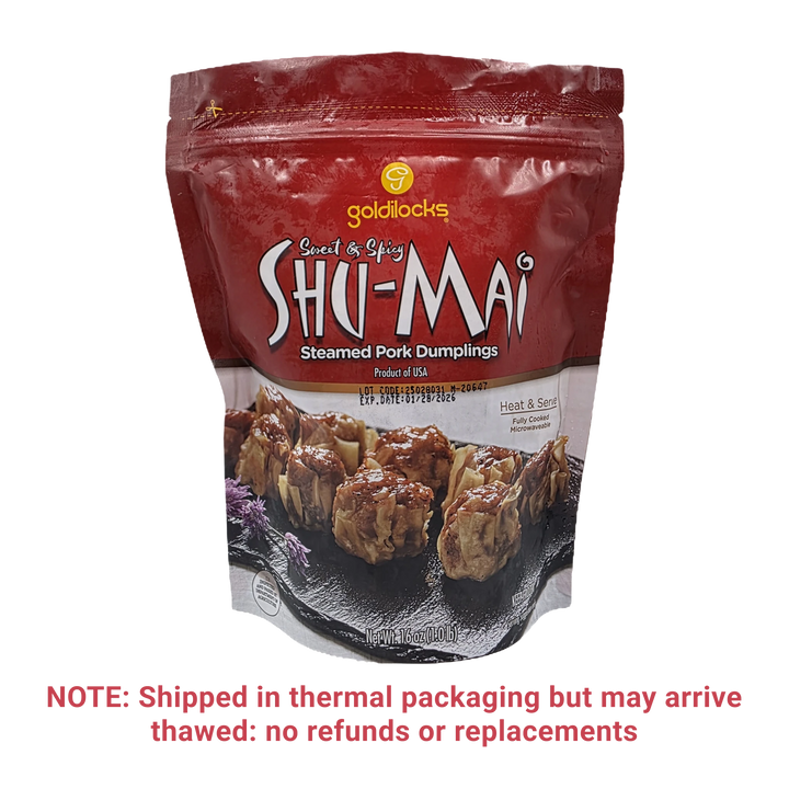 Goldilocks Sweet & Spicy Shu Mai Steamed Pork Dumpling - 1lb