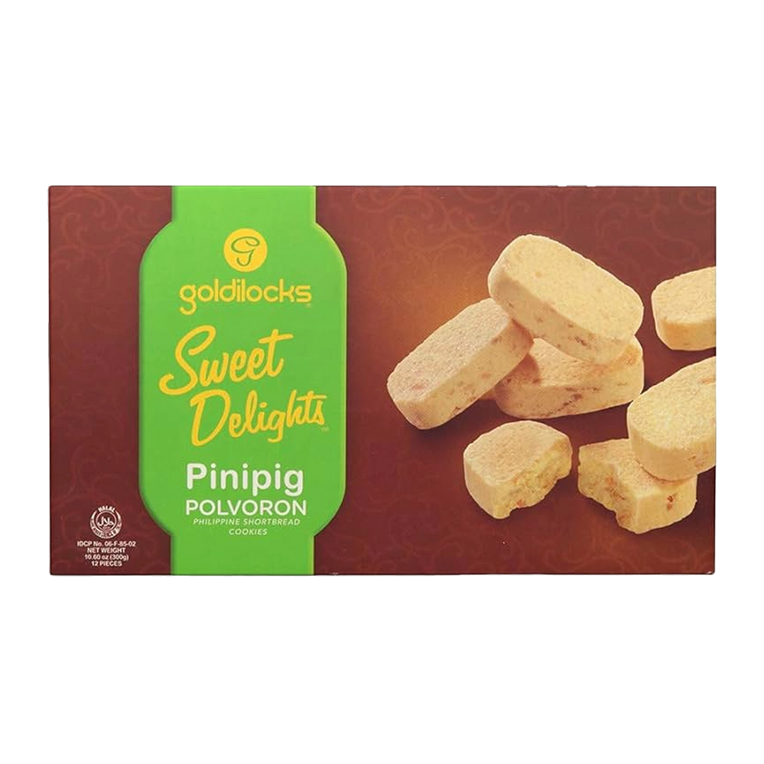Goldilocks Sweet Delights Rice Crispies Pinipig Polvoron - 12x25g