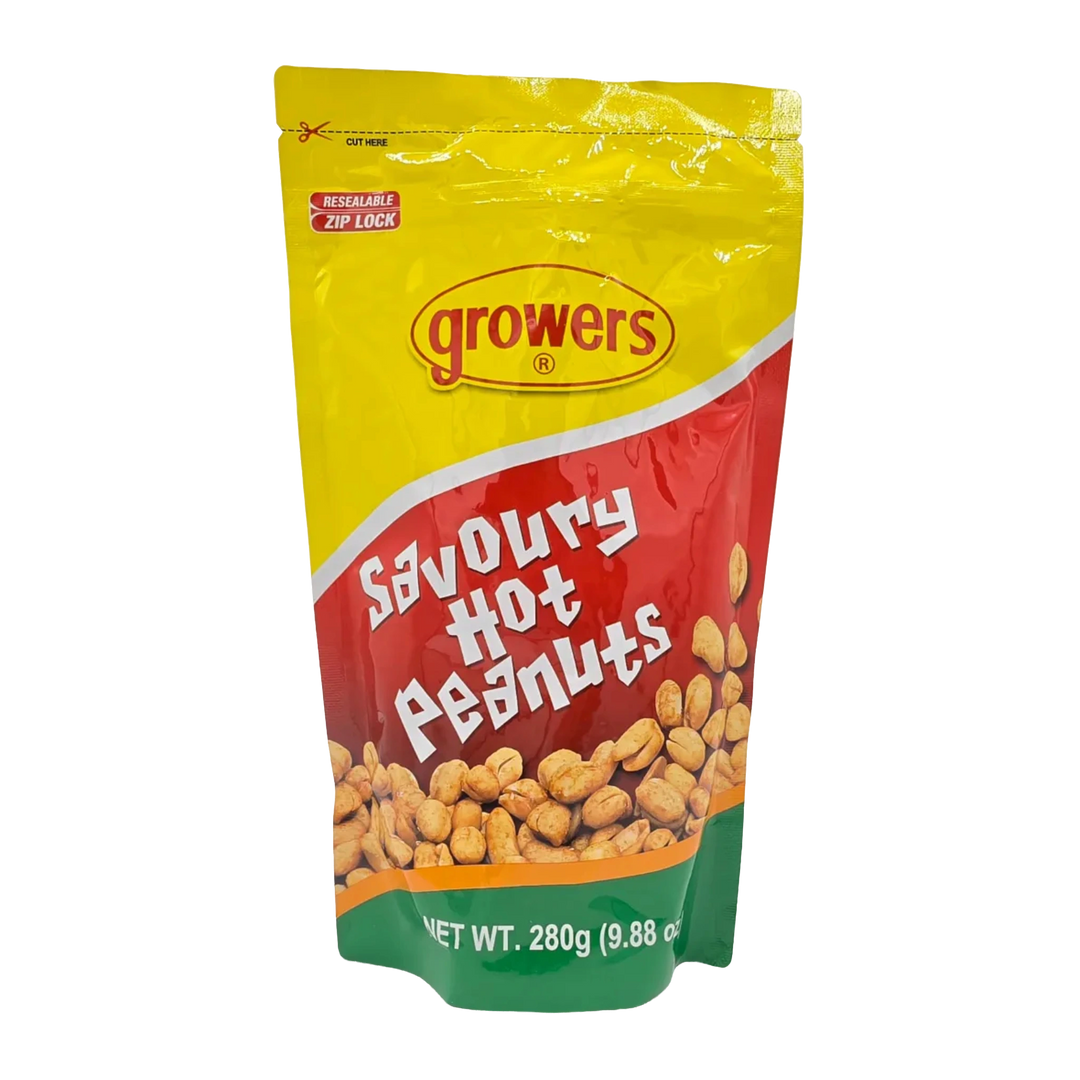 Growers Savory Hot Peanuts Party Pack - 280g