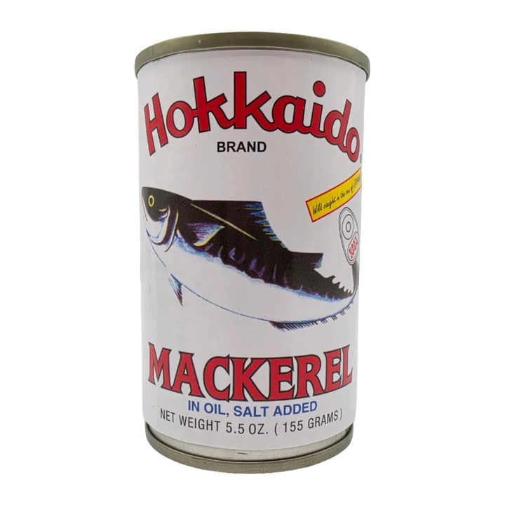 Hokkaido Brand Mackarel in Oil Salt Added - 5.5oz