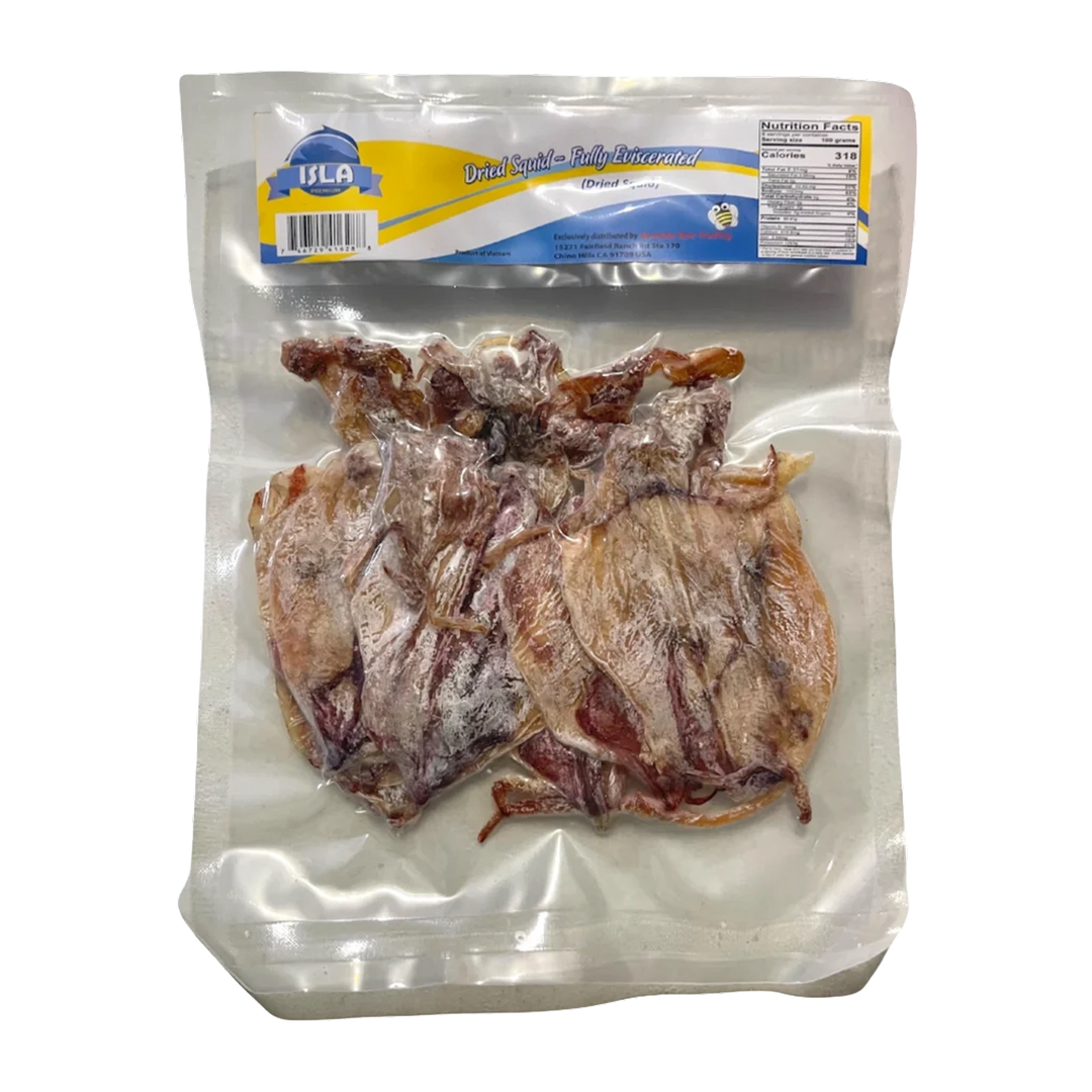 Isla Premium Dried Squid Fully Eviscerated (Dried Pusit) - 4oz