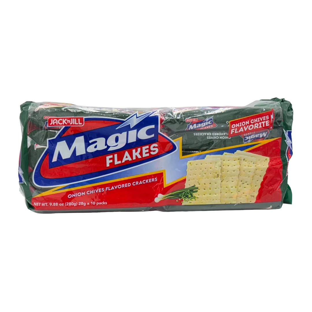 Jack 'n Jill Magic Flakes Onion & Chives Flavored Crackers - 28gx10 - 280g